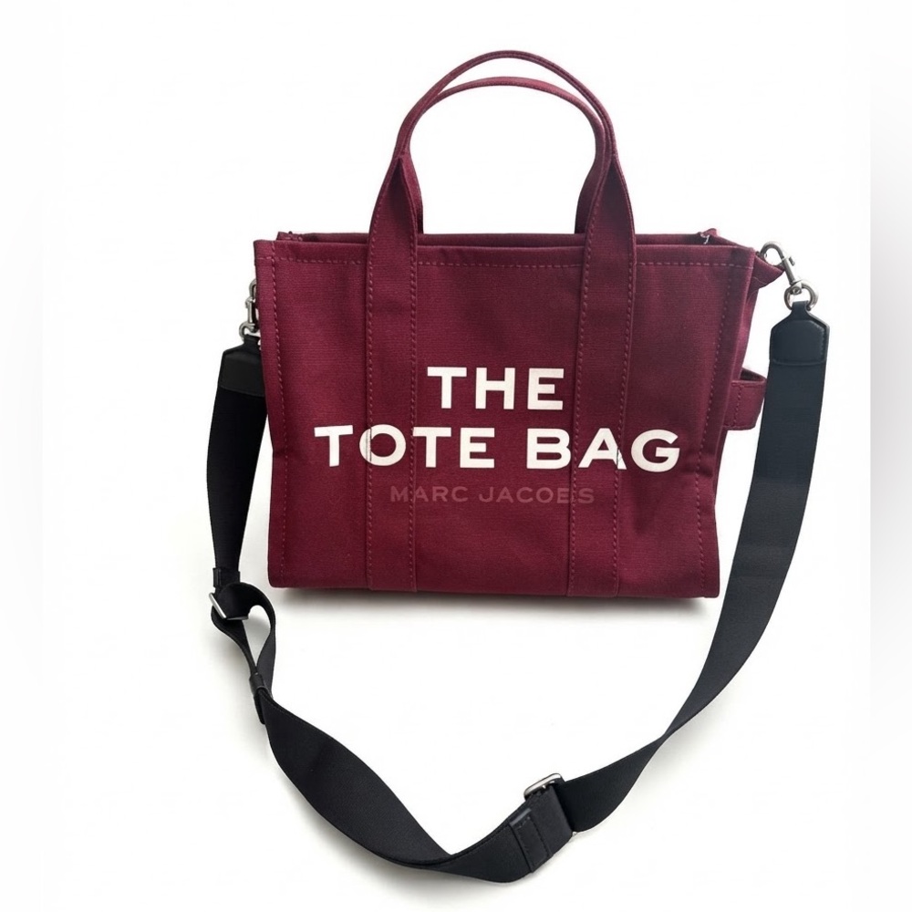 Marc Jacobs The Canvas Medium Tote Bag - Oxblood / Burgundy